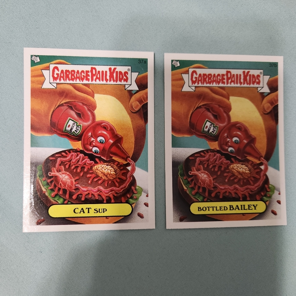 Topps 2007 Garbage Pail Kids All-New Series 6 GPK 37a & 37b